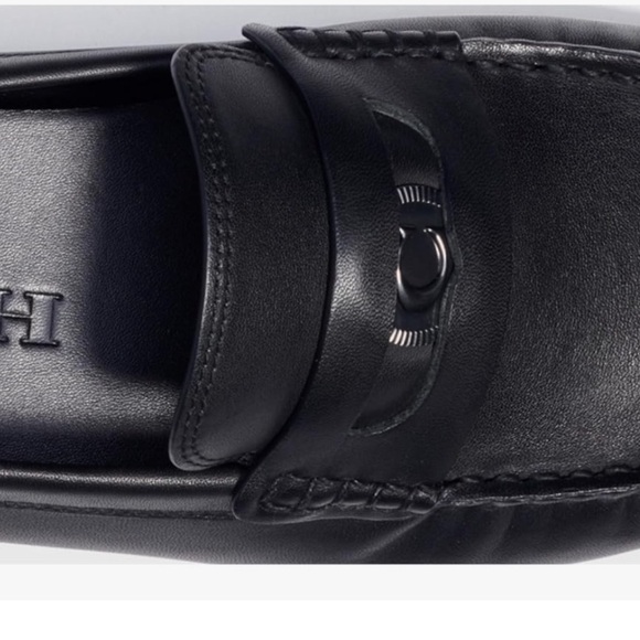 Coach Men's C Coin Leather Driver Loafer Black - Picture 6 of 6